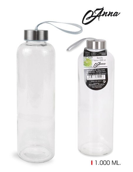 bouteille verre 1000ml anna