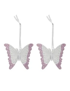 198942 - sdn plast papillon x2 rose 8cm