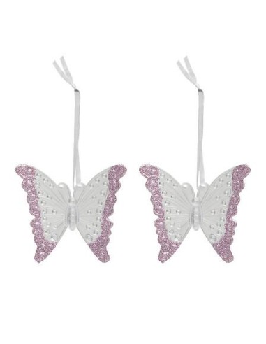 198942 - sdn plast papillon x2 rose 8cm