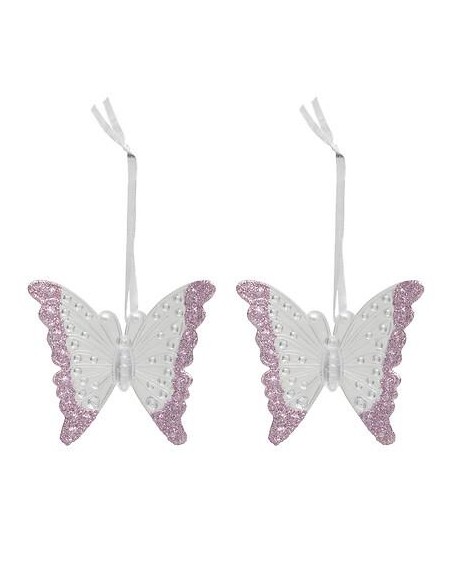 198942 - sdn plast papillon x2 rose 8cm