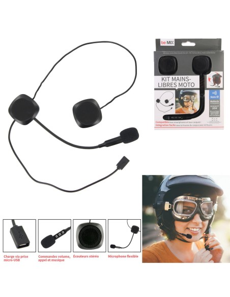 ht1847-kit mains-libres moto sans fil m8