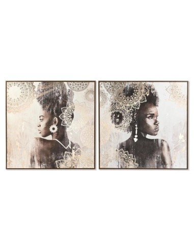 cu-199327 - tableau ps toile 100x4x100 africane encadré 2 mod.