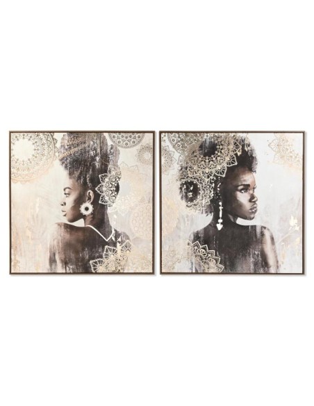 cu-199327 - tableau ps toile 100x4x100 africane encadré 2 mod.