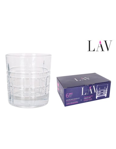 1097033s - set 6 verres wisky  325cc brit