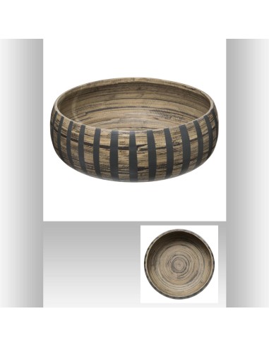 151492 - saladier bambou raye 30cm