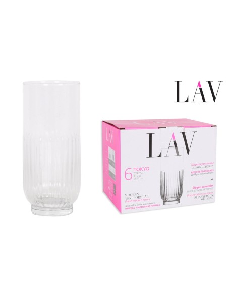 1096839s - set 6 verres haut 395cc tokyo