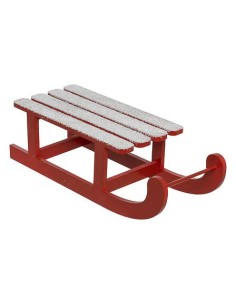 199432 - luge bois rouge l40cm