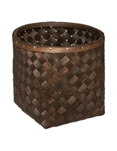 178794b-panier bois fonce rond 1/5