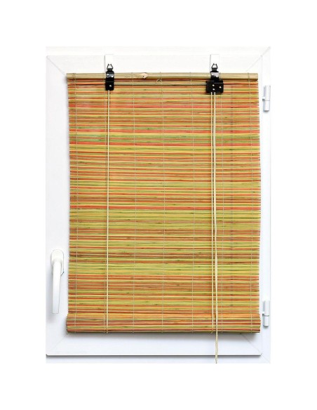 3300120200950 - store enrouleur baguettes bambou 120x200cm - multicouleur