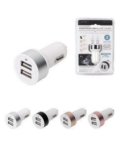 chargeur double usb allume-cigare 3a voiture m24
