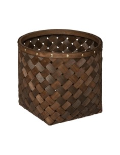 178794b-panier bois fonce rond 2/5