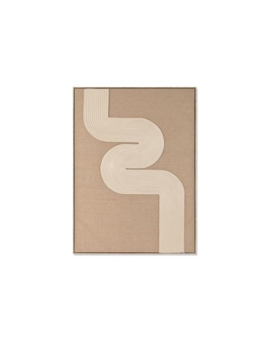 cu-209596 - tableau jute foam 103x4,5x143 moderne 3d naturel