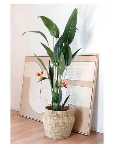 cu-209597 - tableau jute foam 103x4,5x143 moderne 3d naturel