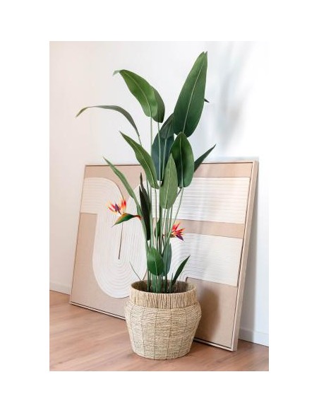 cu-209597 - tableau jute foam 103x4,5x143 moderne 3d naturel