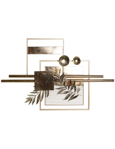 dp-204676 - décoration murale métal 105,4x6,4x67,3 abstrait
