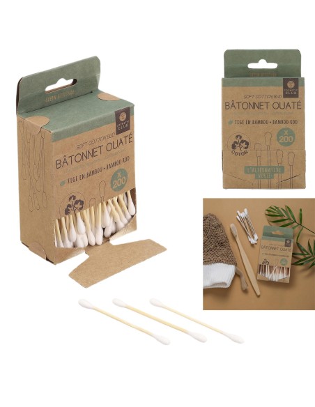 batonnet ouate bambou x200 m36