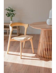 mb-207618 - chaise orme 54x52x77 naturel