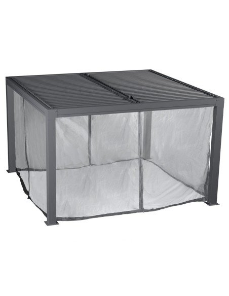 pergola majae 3.6x3.6m moustiq