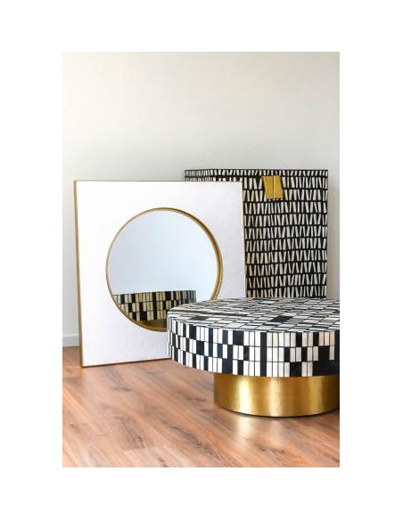 es-209305 - miroir fer miroir 100x4x100 blanc