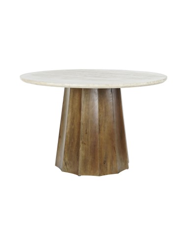 mb-205736 - table mangue marbre 120x120x78 64,90 beige