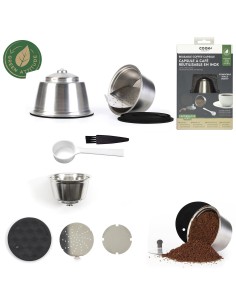 ka4559/cmfb - capsule reutilisable acier adapte dolce gusto m12