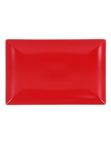 b758127-plateau rect.rouge 34x22x2.5cm ming ii