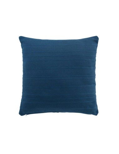 1731049 - housse de coussin +encart 40 x 40 cm coton tisse lilia indigo