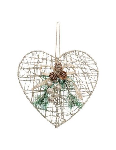 198767 - sdn metal jute coeur 22cm