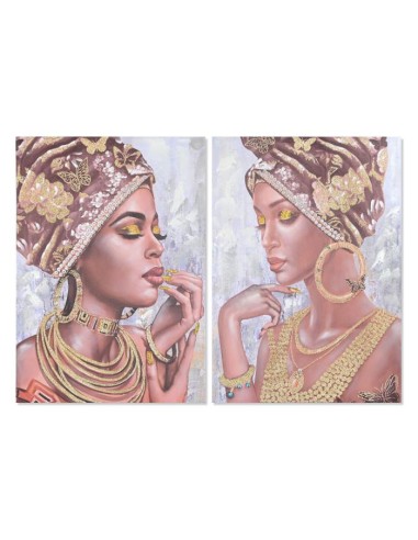 cu-208970 - tableau toile mdf 70x3x100 africane 2 mod.