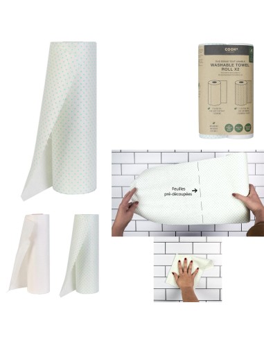 kb6053 - rouleau essuie tout reutilisable x2 m24