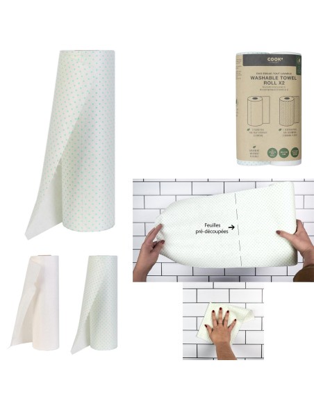 kb6053 - rouleau essuie tout reutilisable x2 m24