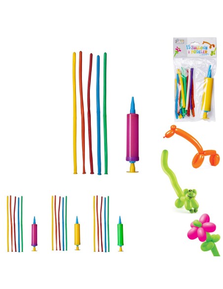 ballon a modeler et sa pompe x15 m24 a3/in12/m24