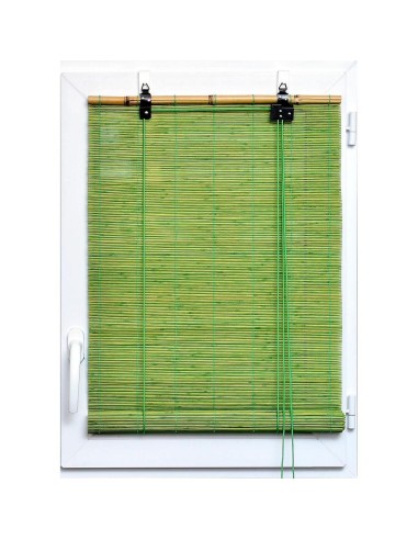 store enrouleur baguettes bambou 120x200cm - pistache