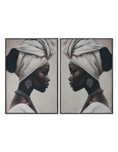 cu-216162 - tableau toile velours 83x4x123 africane 2 mod.