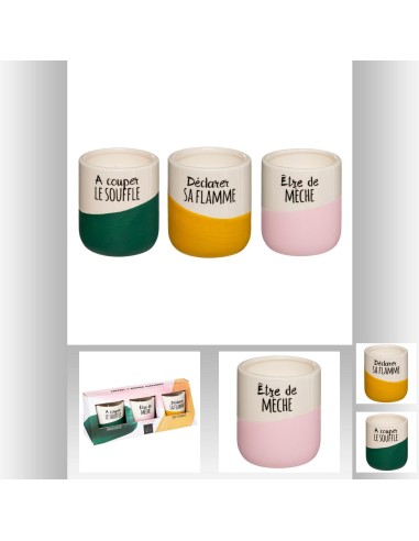 bougie pfm crmq arty x3 110g