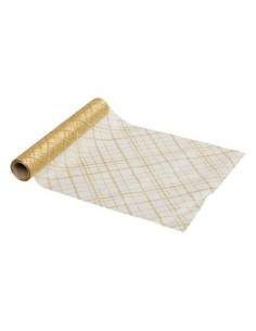 199269 - tissu org carreaux or 28x500cm