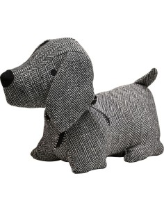 4008104 - butee de porte forme chien - noir/blanc