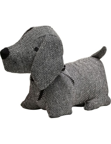 4008104 - butee de porte forme chien - noir/blanc