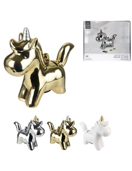 158493 - tirelire dolomite licorne h16