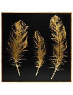 158005 - toile imp/cad/foil plume 78x78