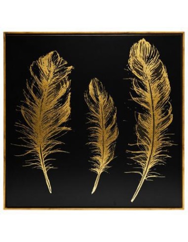 158005 - toile imp/cad/foil plume 78x78