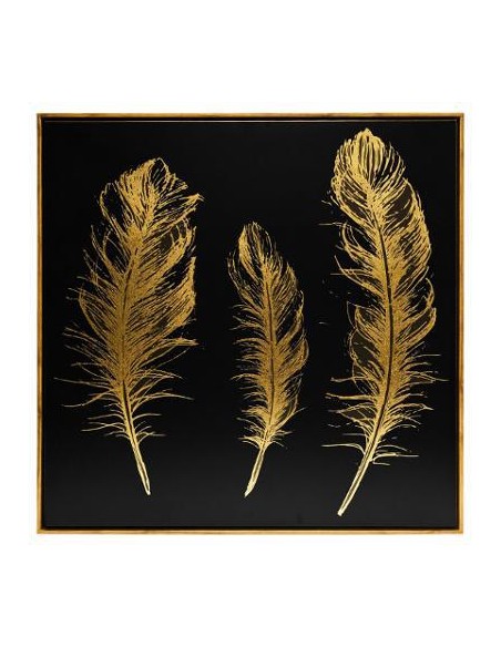 158005 - toile imp/cad/foil plume 78x78