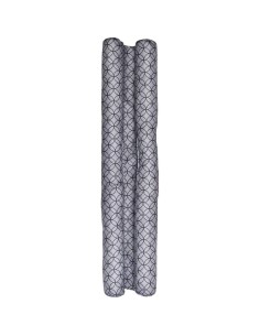 841793-boudin de porte double bourrelet 80 cm trocadero - gris