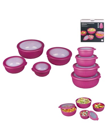 kb5980-boite de conservation basse x4 bordeaux m6