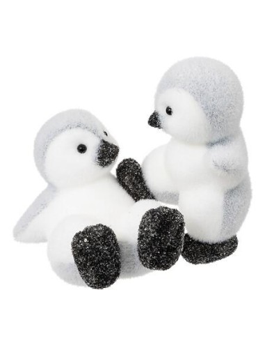 199449 - bebes pingouins joueurs 20cm