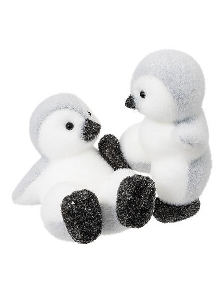 199449 - bebes pingouins joueurs 20cm