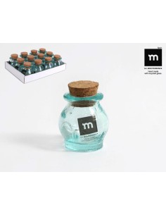 270320181-petit pot verre 5.5x5.5 a/bouchon miel