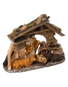 199371 - cdn 5 santons resine 30x22cm