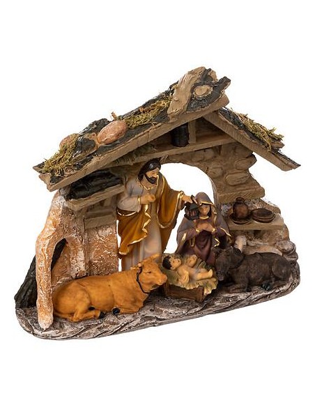 199371 - cdn 5 santons resine 30x22cm