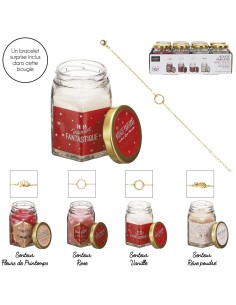 bougie parfumee bocal message bijou surprise m24 a4/d12/m24